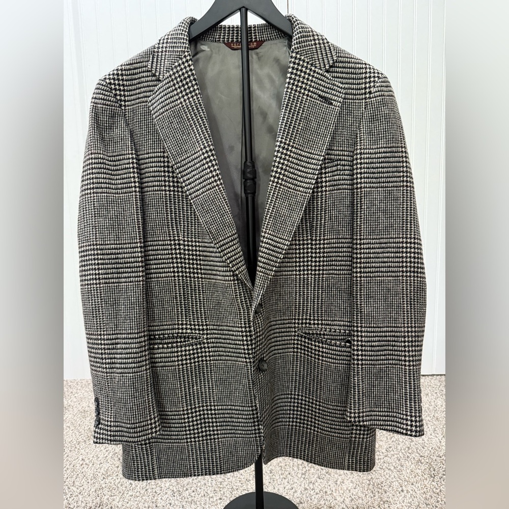 Nordstrom Wool Plaid Blazer Men’s